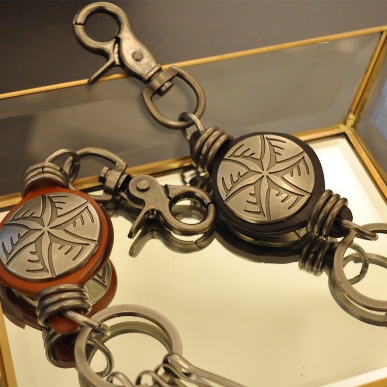 2016 New Their Own Creative Design Vegetable Tanned Leather Non-Mainstream Cowhide Key Chain Manufacturers For Sale - Image 2