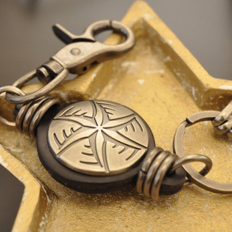 2016 New Their Own Creative Design Vegetable Tanned Leather Non-Mainstream Cowhide Key Chain Manufacturers For Sale - Image 1