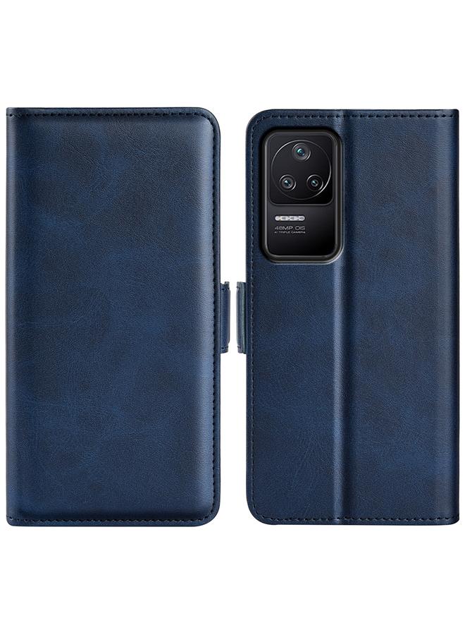 Case For Xiaomi Redmi K40S Dual-side Magnetic Buckle Horizontal Flip Leather Phone Case