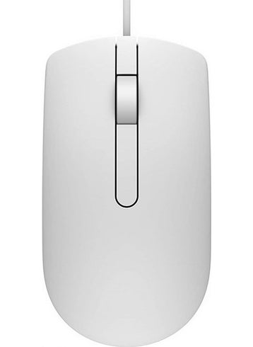 DELL MS116 570-AAIP Optical 1000 DPI Wireless Mouse – White  - Image 1