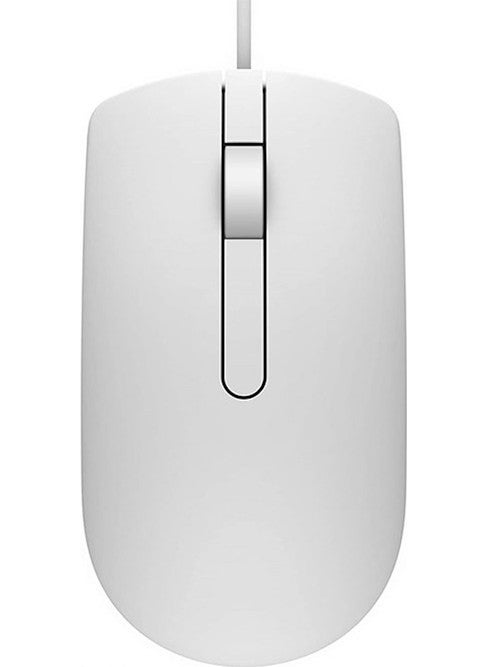 DELL MS116 570-AAIP Optical 1000 DPI Wireless Mouse – White  - Image 1