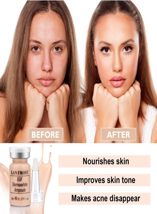 TRESSON BB Facial Pigment Serum Starter Kit Hyaluronic Acid Essence Foundation Skin Care Kit 0.27oz 12 Vials, Combined With Niacinamide and Peptides To Skin Tone Anti-Aging Foundation Light Rose #3 - Image 3