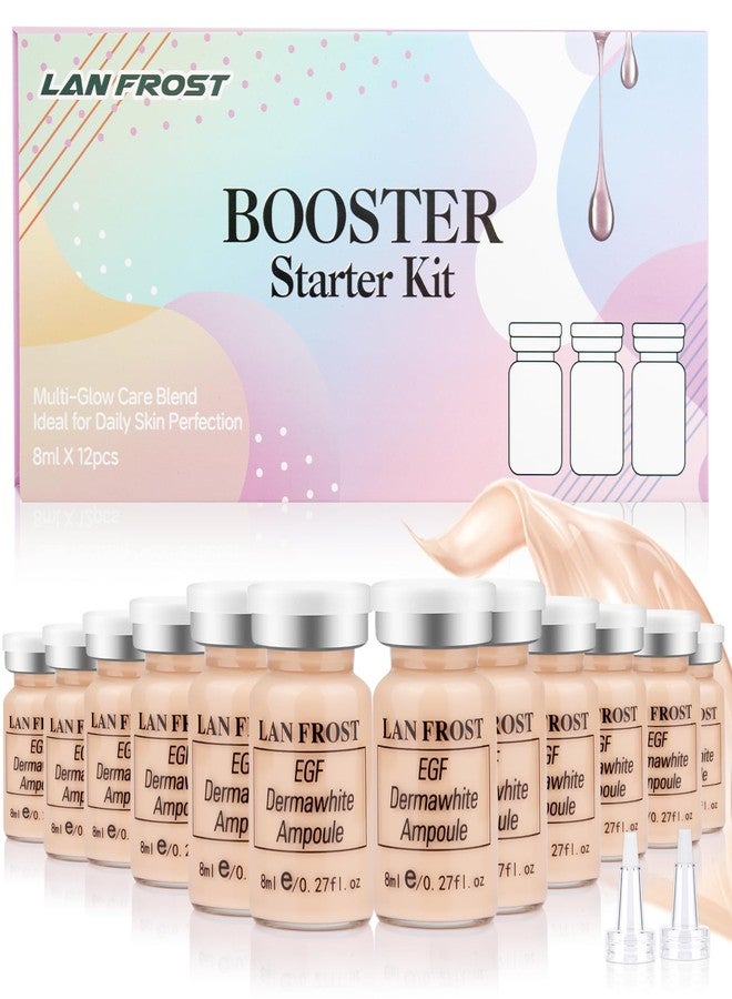 TRESSON BB Facial Pigment Serum Starter Kit Hyaluronic Acid Essence Foundation Skin Care Kit 0.27oz 12 Vials, Combined With Niacinamide and Peptides To Skin Tone Anti-Aging Foundation Light Rose #3 - Image 1