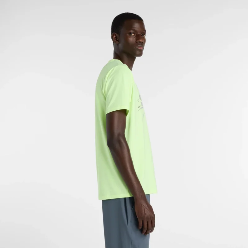 New Balance Afterglow Reflective City Poly T-Shirt for Men | Best Price UAE