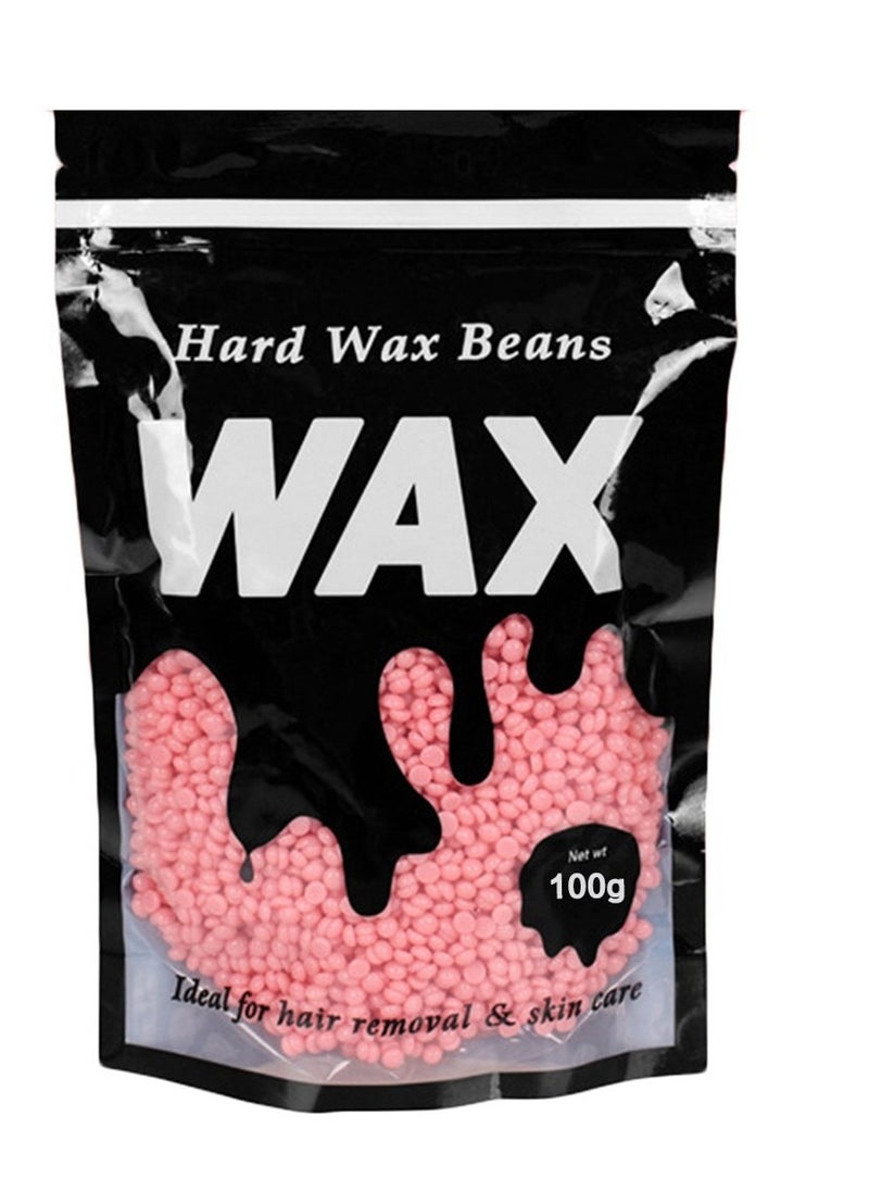 Hard Wax - Hard Wax Beads Beans Waxing Hair Removal Hot Film No Strip Depilatory Pink - Image 1