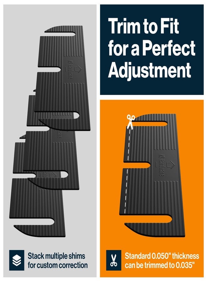 KS Hardware Door Hinge Shims (0.050 Inch Thickness, 3.5 Inch Hinge Shims) - Image 3