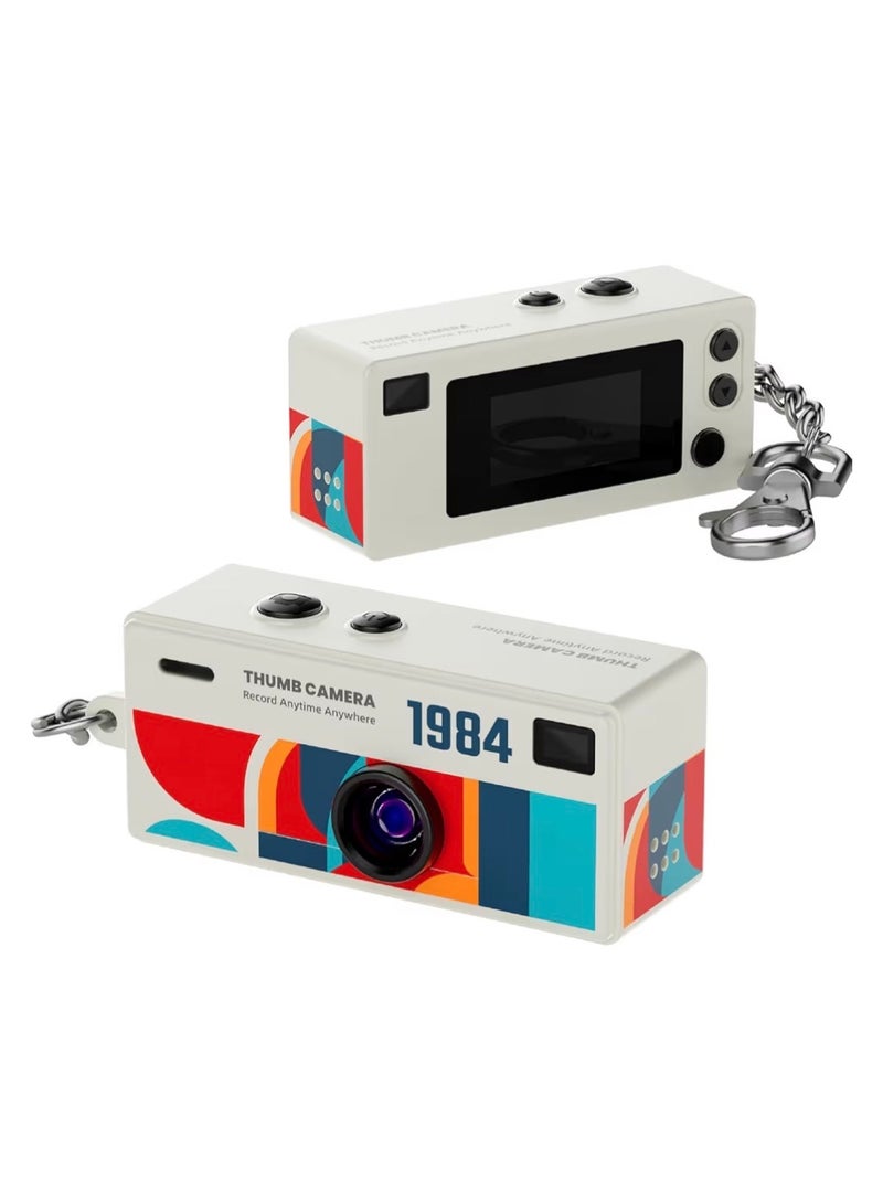 Sweet Cathy Mini Digital Camera 1080P HD Keychain Camcoder Vintage Photo and Video Tiny - Image 1