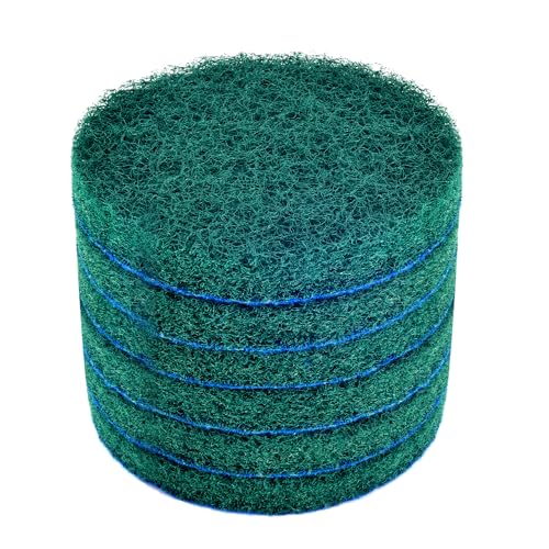 Kichwit 6-Pack Replacement Scrub Pads, Super Abrasive, Green (5 Inch) - Image 3