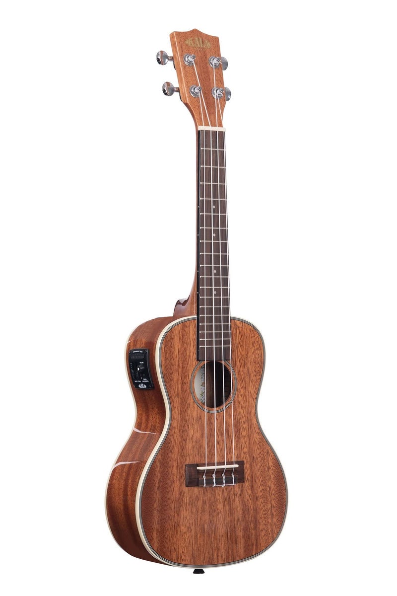 Kala KA-CGE Gloss Mahogany Concert Ukulele with Electronics Natural - Image 5