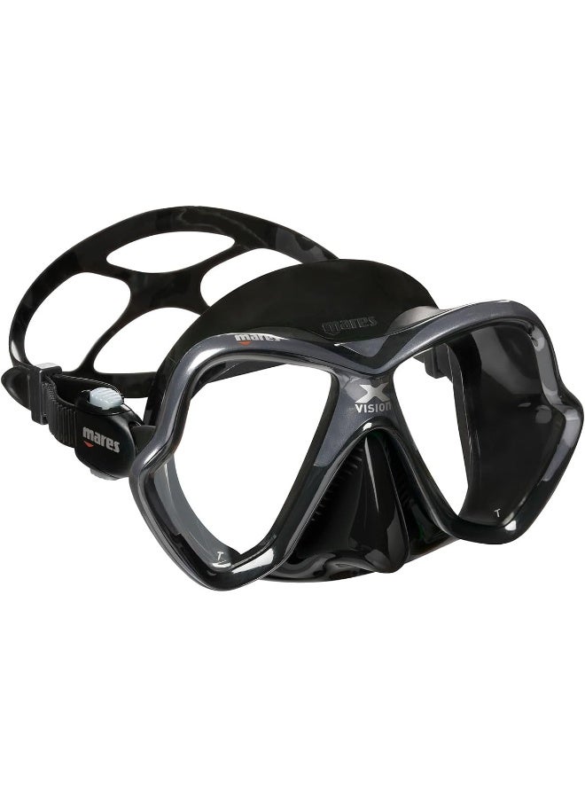 Mares Mares Unisex Adult X-Vision Hydrodynamic Panoramic View Underwater Diving Mask - Image 1