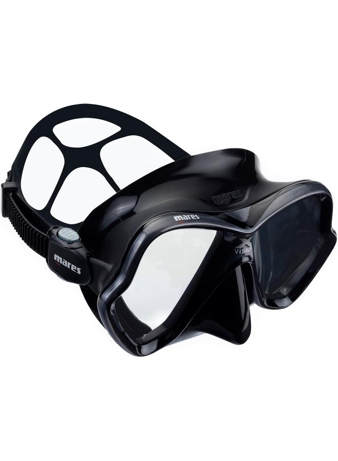 Mares Mares Unisex Adult X-Vision Hydrodynamic Panoramic View Underwater Diving Mask - Image 4