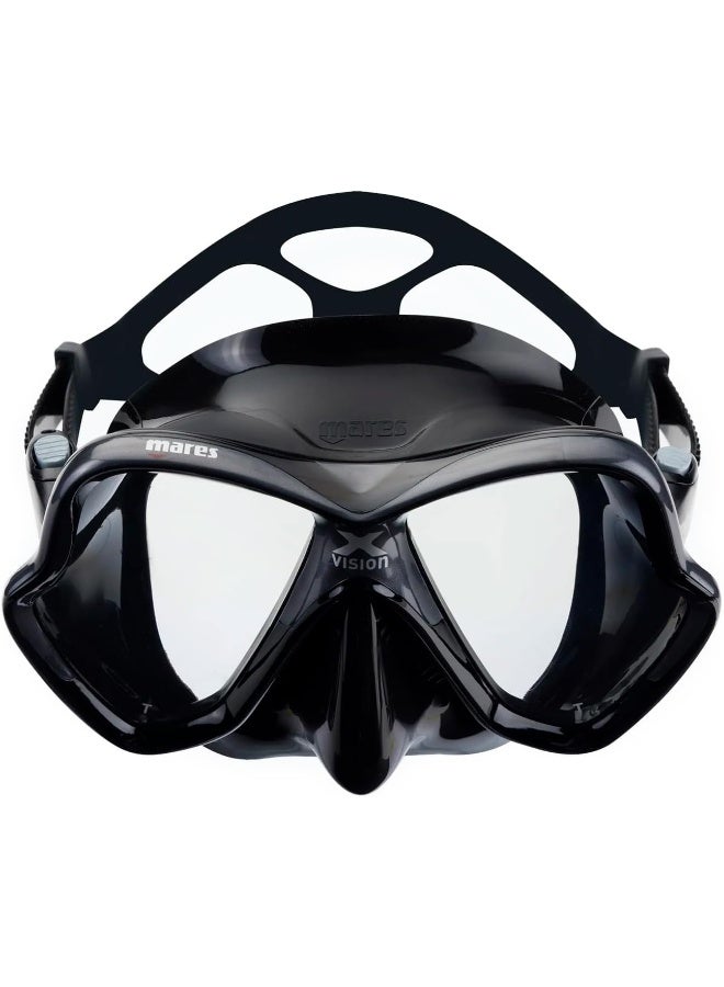 Mares Mares Unisex Adult X-Vision Hydrodynamic Panoramic View Underwater Diving Mask - Image 3