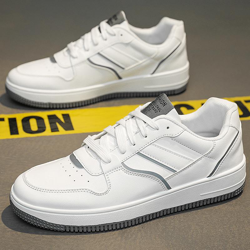 Spring 2024 New All-match White Shoes Quality Mens Shoes Mens Casual Sneakers Trendy Low-top Shoes Cross-border White - Image 2