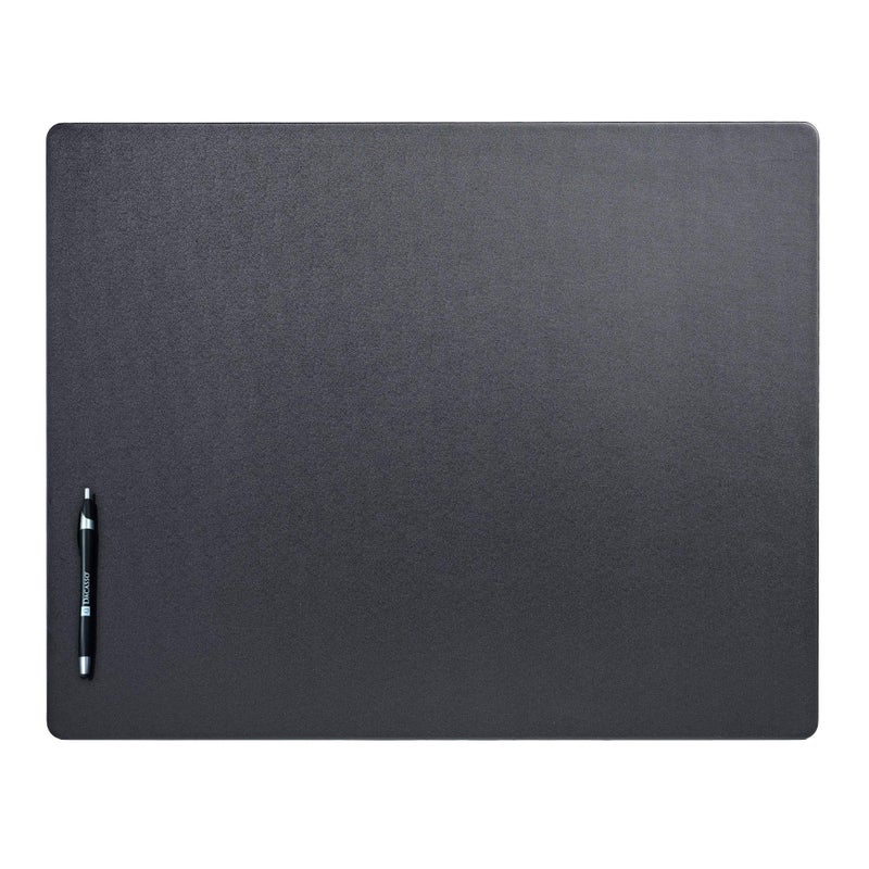 Dacasso Classic Leatherette Mat Desk pad 24 x 19 Black P1027