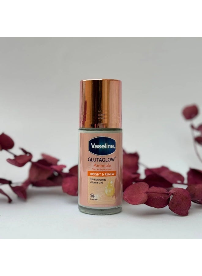 Vaseline Glutaglow Bright & Renew Ampoule Serum Deodorant - 45ml - Image 4