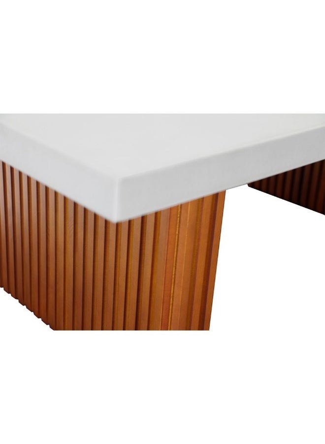 DANUBE HOME Zenith Coffee Table Modern Living Room Coffee Table Stylish And Durable Design Sleek Accent Table With Chic Contrast Elegant Home Decor For Any Space - Image 5