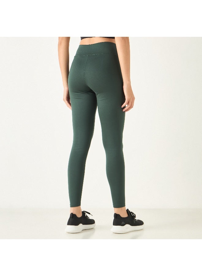 Kappa Kappa Logo Detail Leggings with Elasticated Waistband  - Image 2