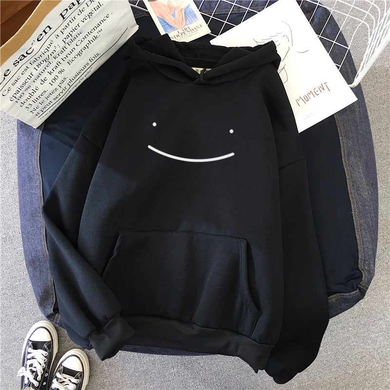 2025 Hooded Fleece-Lined Sweater Women'S Casual Loose Coat Couple Coat Hoodie - Image 4