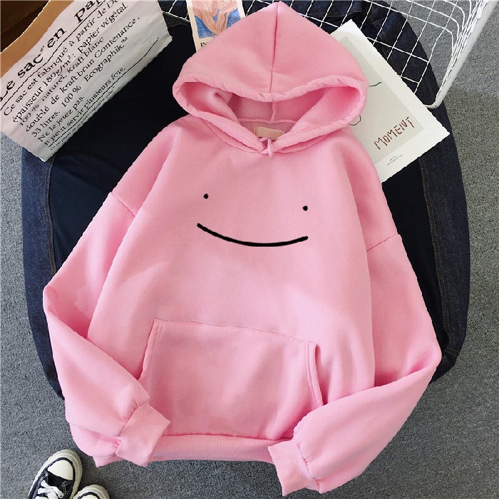 2025 Hooded Fleece-Lined Sweater Women'S Casual Loose Coat Couple Coat Hoodie - Image 1