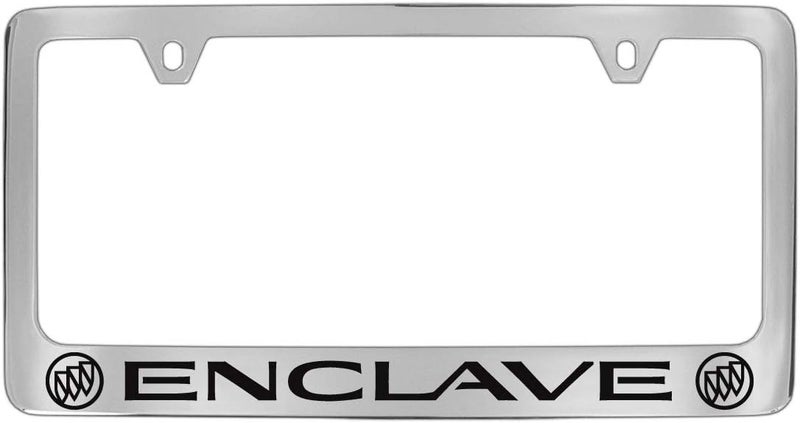 Buick Enclave Chrome Plated Metal License Plate Frame Holder - Image 3