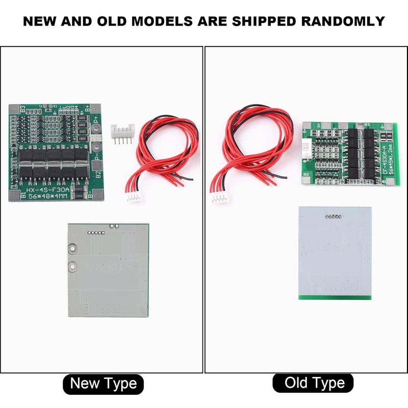 klarako Lithium Battery PCB，PCB Protection Board 4S 30A 14.8V Li ion Lithium 18650 Battery BMS Packs Integrated Circuits Module - Image 5