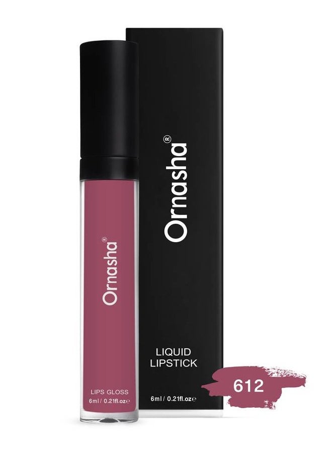 Ornasha Ornasha Matte Liquid Lipstick No. 612 