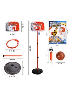 EASY FUTURE Outdoor Fun & Sports Activity Game Mini Indoor Adjustable 160cm Basketball Stand Basket Holder Hoop Goal Child Boys Toys Sport Children Gift  - Image 2
