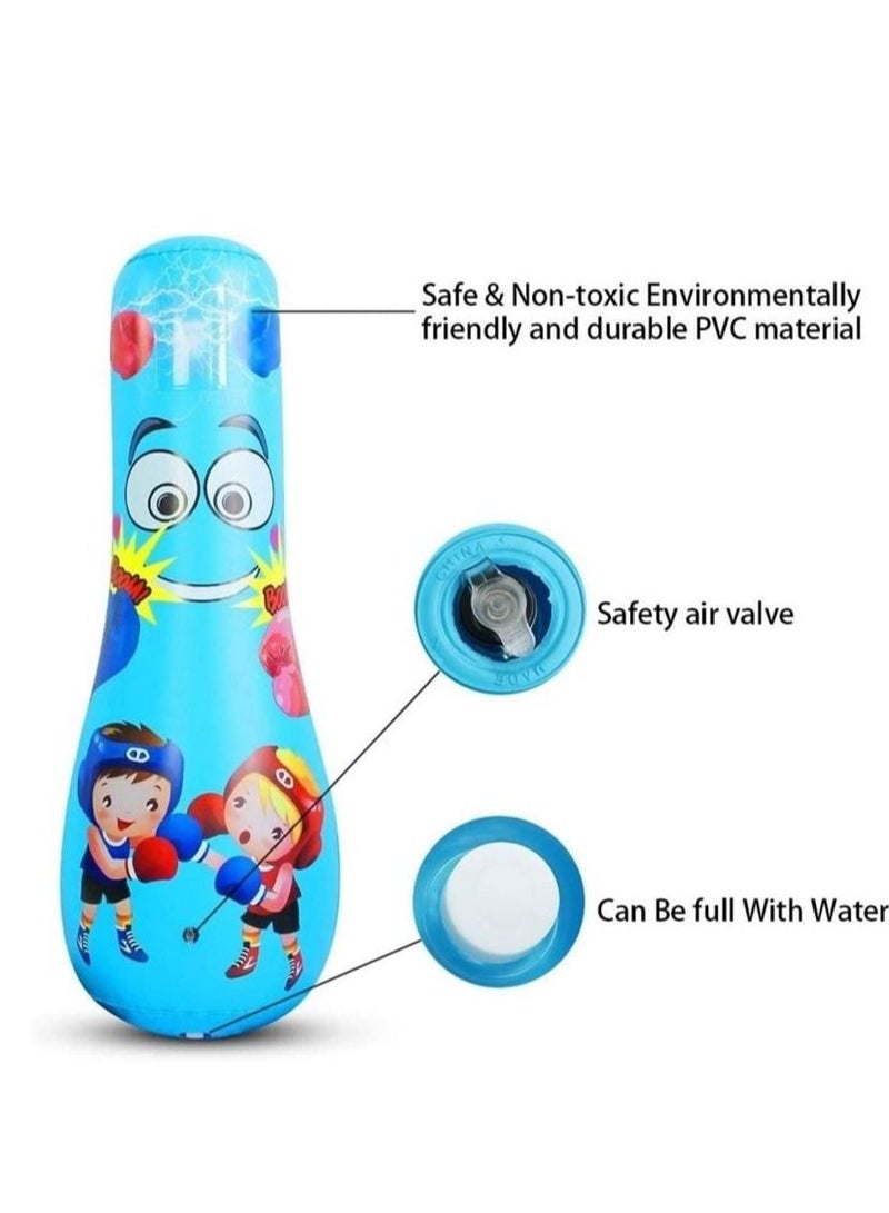 Generic 125cm49inch Inflatable Fitness Sandbag For Kids Children,Inflatable Free Standing Fitness Target Stand Tower Bag - Image 4