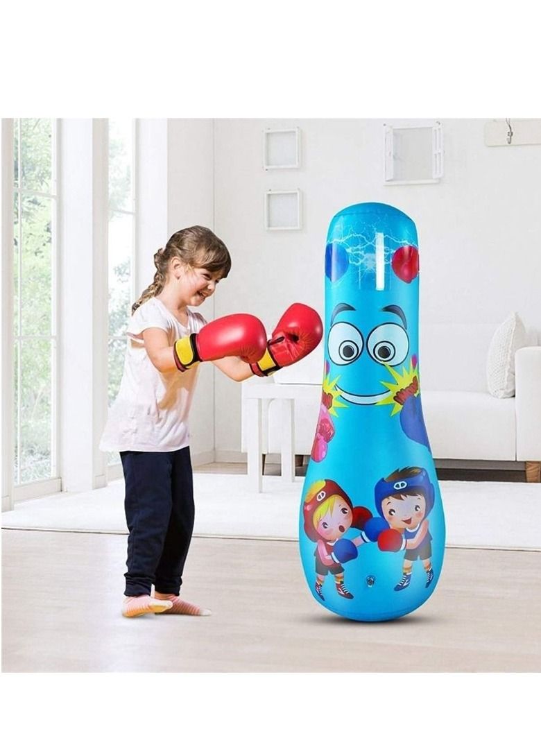Generic 125cm49inch Inflatable Fitness Sandbag For Kids Children,Inflatable Free Standing Fitness Target Stand Tower Bag - Image 1