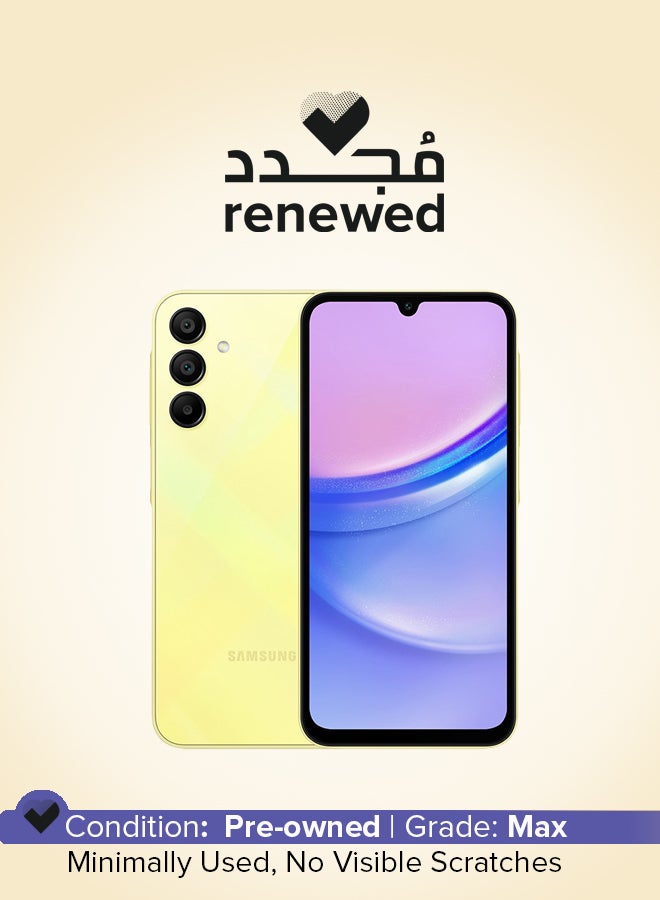 samsung Samsung Galaxy A25 128GB 6GB Refurbished Screen Size: 6.5 in | RAM Size: 6 GB | Battery Size: 5000 mAh | Secondary Camera Resolution: 13 MP