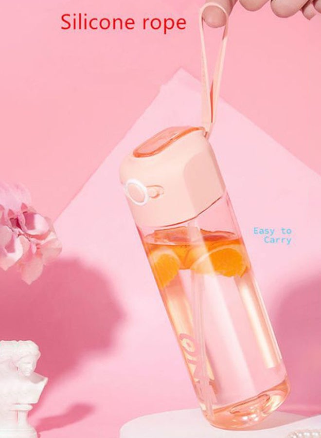 Loquat Adult Plastic Bottle Pink 19.3x6.7cm - Image 3