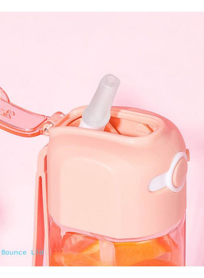 Loquat Adult Plastic Bottle Pink 19.3x6.7cm - Image 4