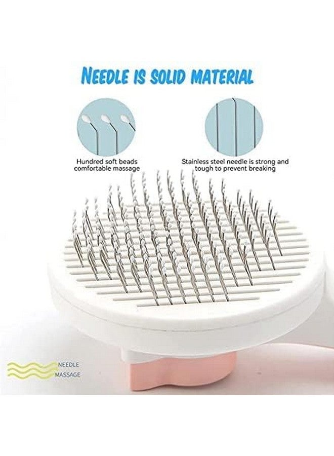 Pet Hair Brush - Shedding And Grooming Brush With Ultra Long Bristle Slicker Brush Easily Removes Floating Hair, Loose Fur, Mats & Tangles - Multicolor (Pack Of 1) - Image 3