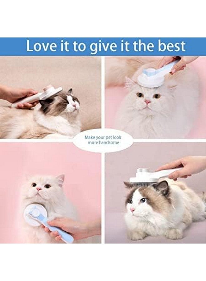 Pet Hair Brush - Shedding And Grooming Brush With Ultra Long Bristle Slicker Brush Easily Removes Floating Hair, Loose Fur, Mats & Tangles - Multicolor (Pack Of 1) - Image 4