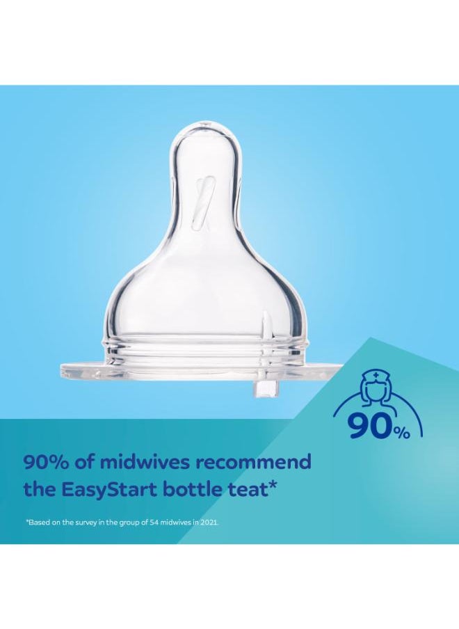 Canpol babies - Wide Neck Anti-colic Bottle with Glowing Handles PP EasyStart 120ml Sleepy Koala - Image 1