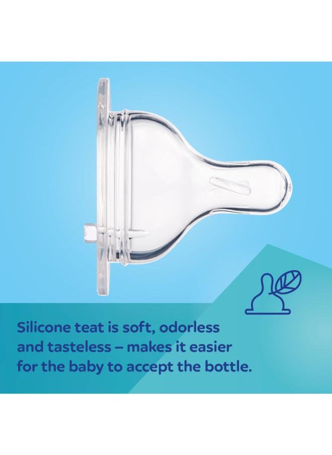 Canpol babies - Wide Neck Anti-colic Bottle with Glowing Handles PP EasyStart 120ml Sleepy Koala - Image 1