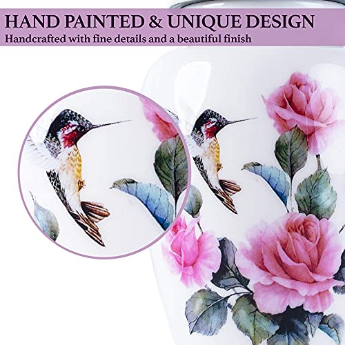 BOLD & DIVINE Hummingbird Adult Cremation Urn | Cremation Urn for Human Ashes Adult Urns for Ashes Cremation Urns for Adult Ashes (Large/Adult Urn) with Unique Velvet Bag for Your Loved One - Image 3