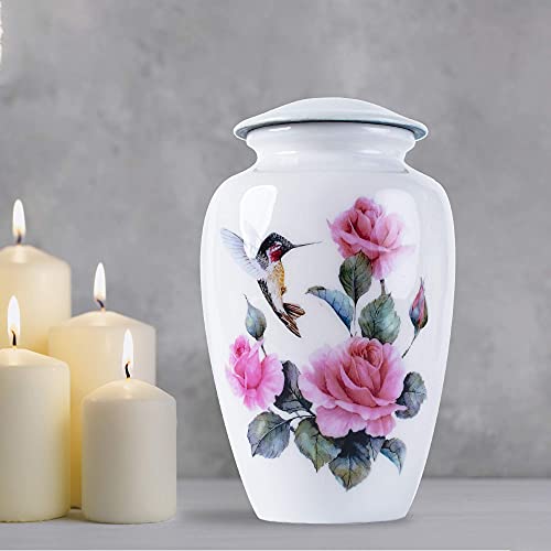 BOLD & DIVINE Hummingbird Adult Cremation Urn | Cremation Urn for Human Ashes Adult Urns for Ashes Cremation Urns for Adult Ashes (Large/Adult Urn) with Unique Velvet Bag for Your Loved One - Image 5