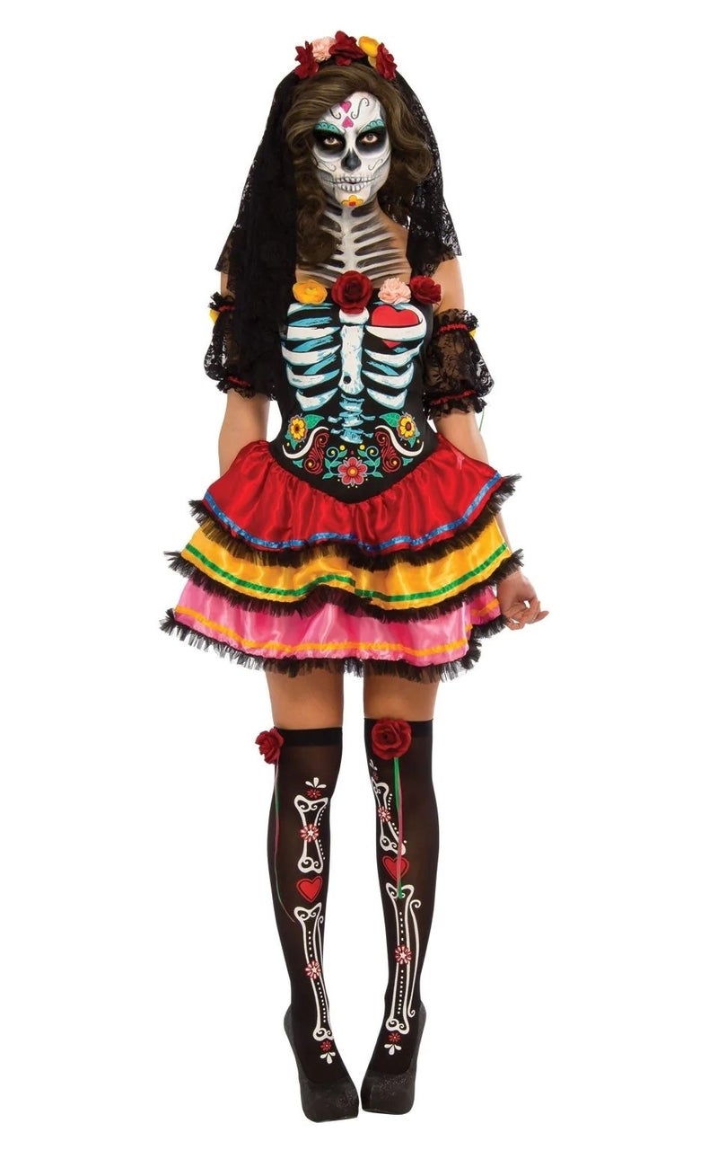 Rubies Day of the Dead Señora Adult Costume - Image 1