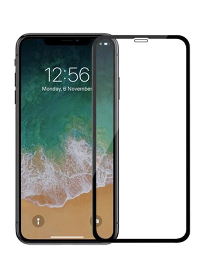 NIBEMINENT Tempered Glass Screen Protector For iPhone XS Clear