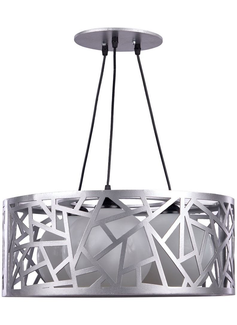 NAGAFA SHOP Modern pendant circle X Silver WXS450  - Image 2