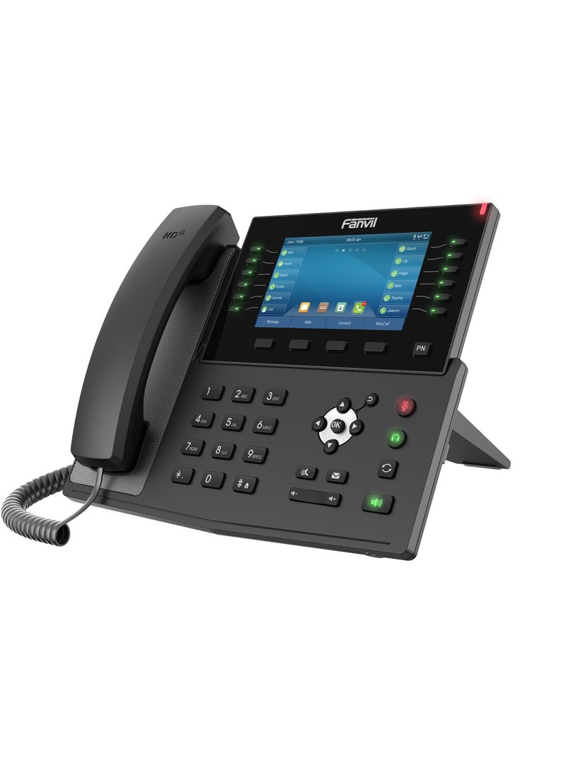 فانفيل Fanvil-X7C Enterprise IP Phone  5-inch-resolution color screen, the telephone also  features 20 SIP lines, HD audio with Opus support, up to 60 DSS keys (12 physical), Built-in Bluetooth - Image 3