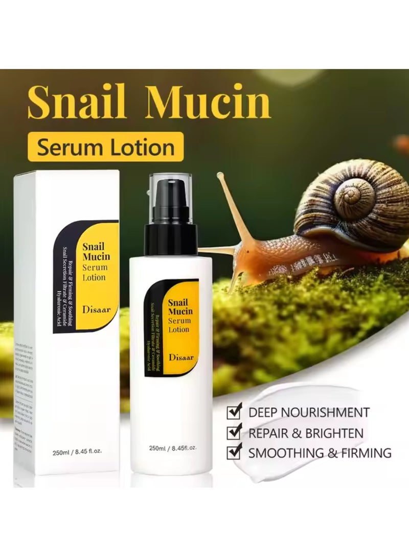 Disaar Snail Mucin Serum Lotion 250 ml - Image 3