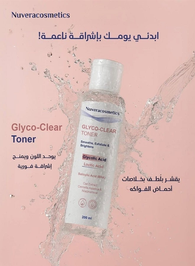NuveraCosmetics Glyco-Clear Toner - 200 ml - Image 3