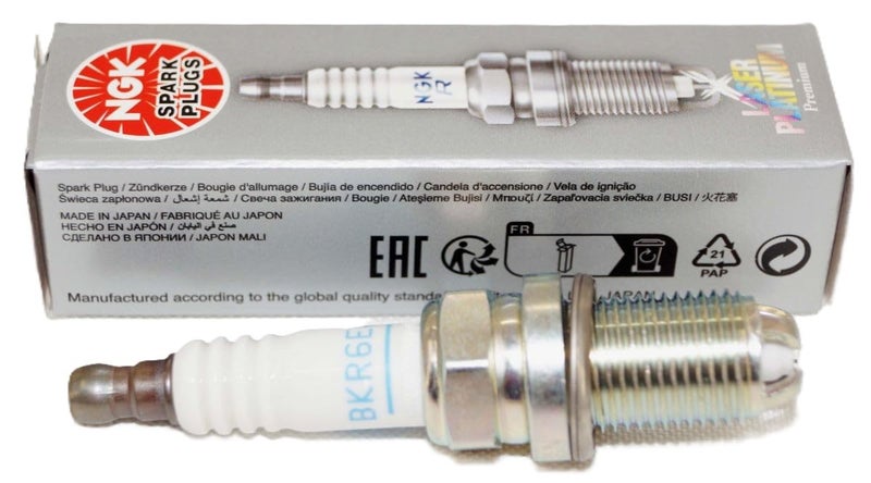 NGK 3199 Laser Platinum Spark Plugs BKR6EQUP Compatible with Select Audi 97-01, BMW 92-06, Cadillac 03-04, Porsche 01-05, VW 98-05, Volvo 95-04 Models (6 Pack) - Image 2