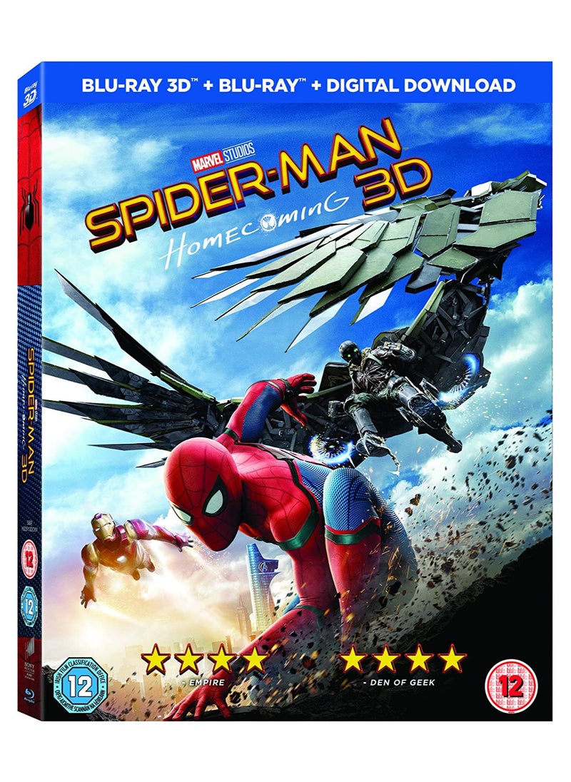 null - Spider Man : Homecoming - Blu-ray + 3D Blu-ray - Arabic Subtitle Included - Image 1