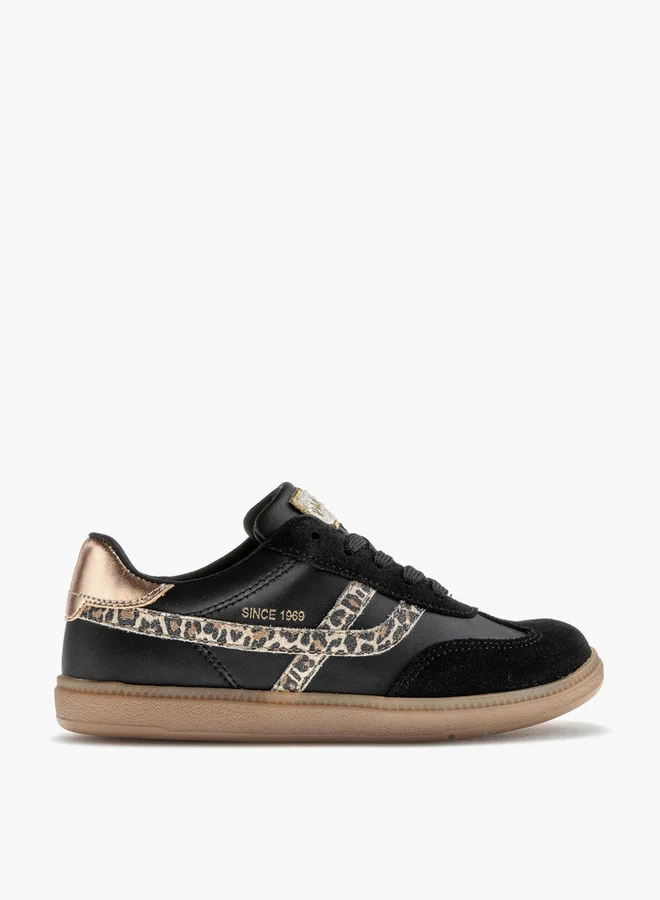Pablosky Girls' Lace-Up Sneakers School Shoes
