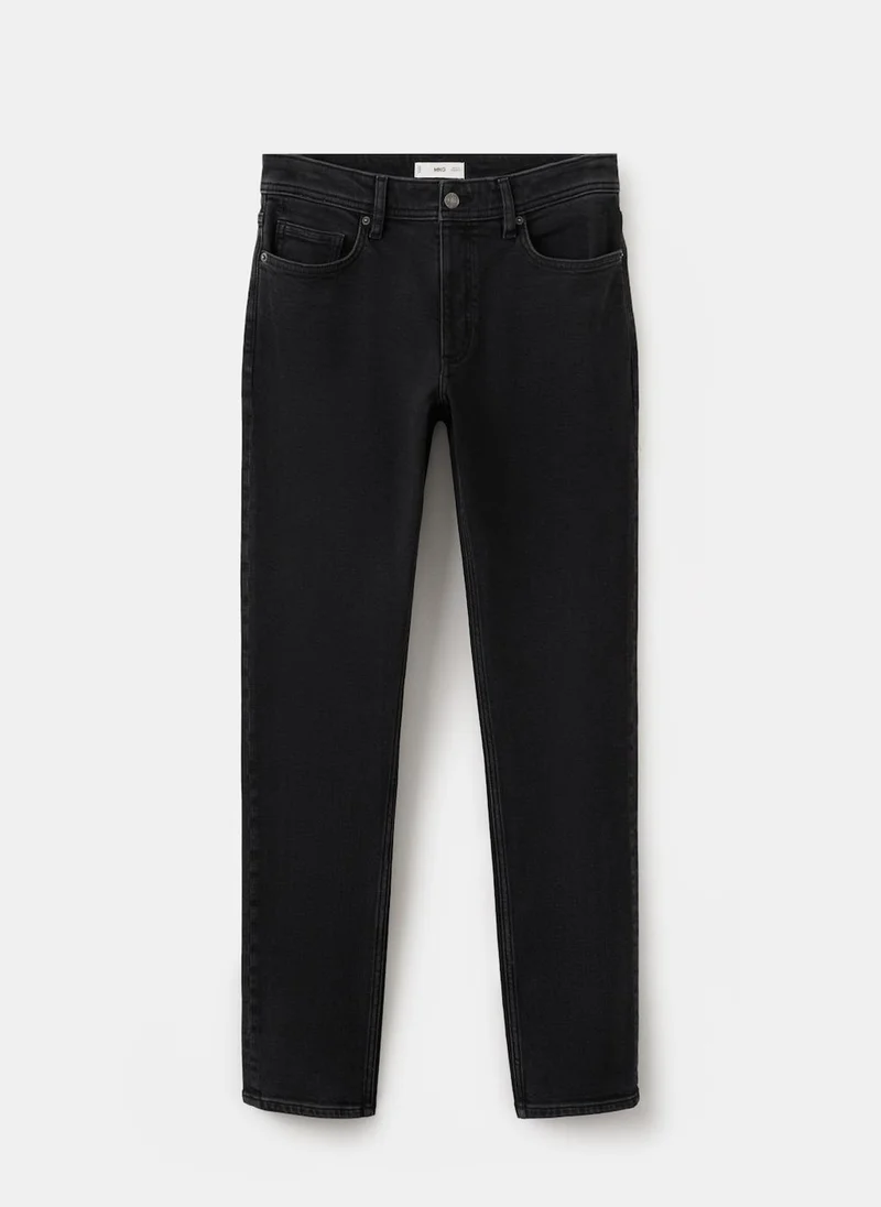 Mango Man  Slim fit black Jan jeans for Men | Best Price UAE