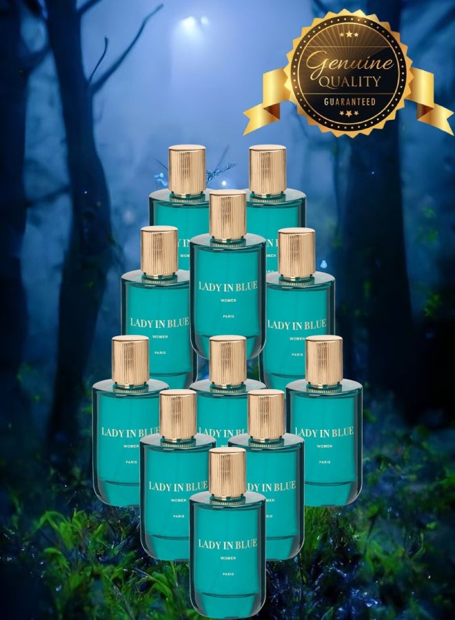 جيبارليس 11 قطع عطر ليدي إن بلو 100مل - Image 1
