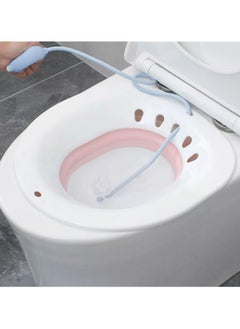Bloch A bathroom sink equipped with a bidet above the toilet to avoid squatting and relieve pain for hemorrhoid patients, pregnant women and the postpartum period, 39*12 cm  - Image 1